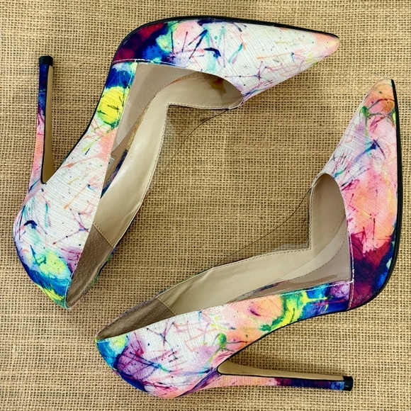 STEVE MADDEN Wileen Heels | Women's Size 8.5 | Multi - Picture 2 of 6